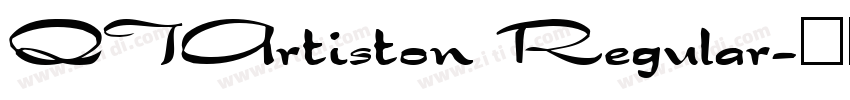 QTArtiston Regular字体转换